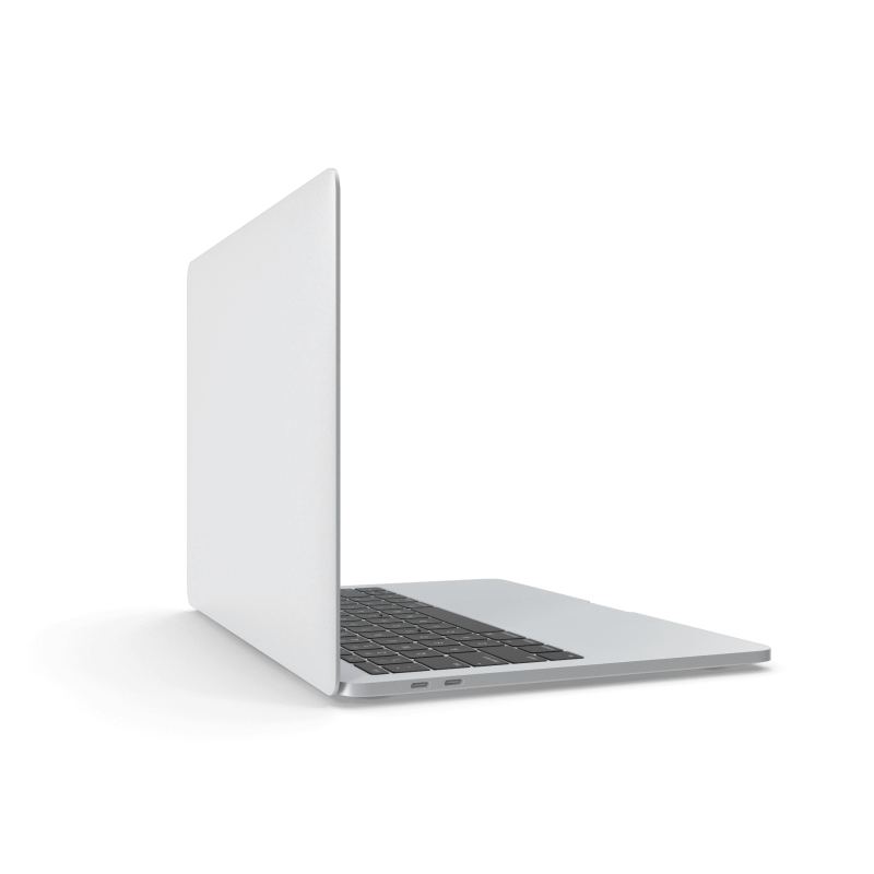 Premium Laptop Demo Mock-up - Silver Premium Laptop Demo Mock-up - Silver