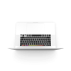 Premium Laptop with Touch Bar Mock-up Premium Laptop with Touch Bar Mock-up