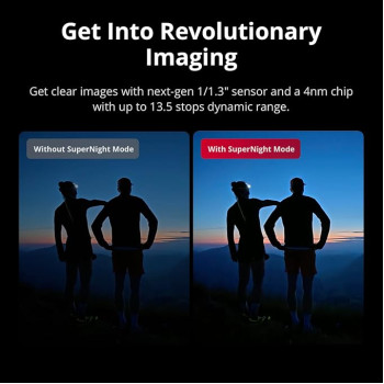 DJI Osmo Action 5 Pro Standard Combo, Waterproof Action Camera with 1/1.3" Sensor, 4K/120fps Video, Subject Tracking, Stabilization, Dual OLED Touchscreens, Action Camera 4K Ideal for Sports, Vlog