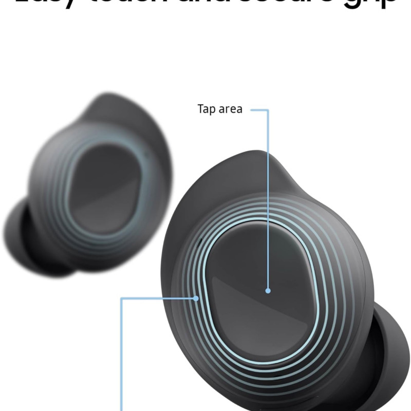 Samsung Galaxy Buds FE True Wireless Bluetooth Earbuds, Comfort and Secure in Ear Fit, Auto Switch Audio, Touch Control, Built-in Voice Assistant, Graphite, Black
