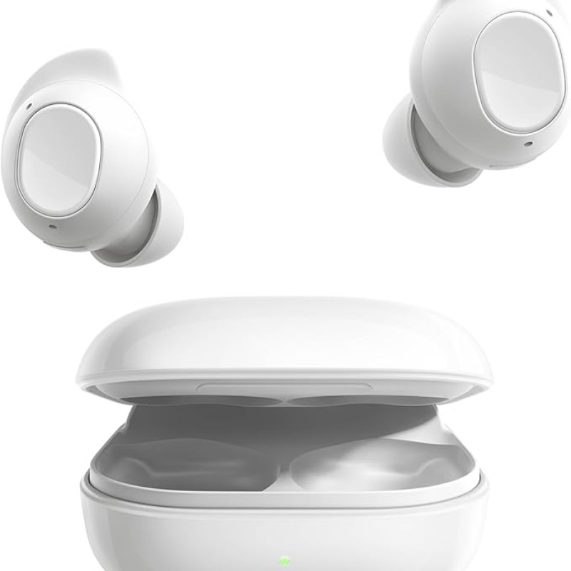Samsung Galaxy Buds FE True Wireless Bluetooth Earbuds, Comfort and Secure in Ear Fit, Auto Switch Audio, Touch Control, Built-in Voice Assistant, White