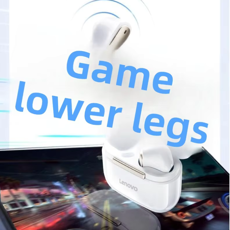 Original Lenovo TA100 Wireless Headphones TWS 5.4 Bluetooth Earphones Stereo Noise Cancelling Music Game Earbuds Sport Headset