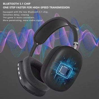 P9 Wireless Bluetooth Headset Outdoor Sports Gaming Wireless Headphones with Mic Noise Cancelling Earbuds Bluetooth Headphones